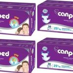 Canped Çocuklar İçin Bel Bantlı Hasta Bezi 4Lü Set 120 Adet Xs 4pk*30