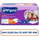 Canped Çocuklar Için Belbantlı Hasta Bezi Xs Beden 30X6 180 Adet - Beyaz