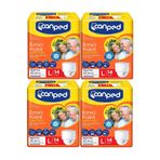 Canped Emici Külot Büyük L, 56 Adet, 100-150 cm Bel Ölçüsü, Hasta Bezi