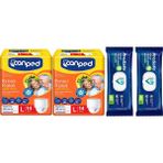 Canped Emici Külot Büyük L (Large) 28 Adet Hasta Bezi - Temizleme Havlusu 4 Lü Set