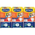 Canped Emici Külot Büyük L (Large) 42 Adet Hasta Bezi - Temizleme Havlusu 6 Lı Set