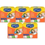 Canped Emici Külot Hasta Bezi, M Beden, Orta Boy, 85-125 cm, 45 Adet (5'li Paket)