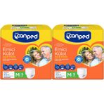 Canped Emici Külot Hasta Bezi M, Orta Boy, 85-125 cm, 18 Adet (2PK*9)