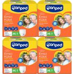 Canped Emici Külot Hasta Bezi M, Orta Boy, 85-125 cm, 36 Adet (4PK*9)