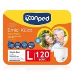 Canped Emici Külot L Beden, 100-150 cm Bel Ölçüsü, 120 Adet