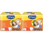 Canped Emici Külot Pants Hasta Yetişkin Bezi, L Beden, Büyük Boy, 28 Adet (2 Paket x 14)