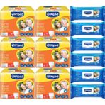 Canped Emici Külot Pants Hasta Yetişkin Bezi L - Büyük - Large 14 Adet- Temizleme Havlusu (12Li Set)