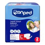 Canped Gece Büyük Eko Large/Night 2 Paket 28 Adet 100-150 cm Belbantlı Hasta Bezi