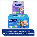 Canped Hasta Bakım Seti M – Belbantlı Bezi & Yatak Örtüsü
