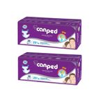 Canped Hasta Bezi Çocuklar İçin Bel Bantlı, 2'li Set, 60 Adet, XS, 25+ kg
