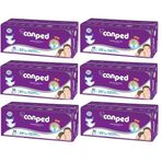 Canped Hasta Bezi Çocuklar İçin Bel Bantlı Tekstil Yüzeyli, XS Beden, 180 Adet (6'lı Paket)
