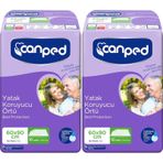 Canped Hasta Yatak Koruyucu Örtü 2 x 10'lu 60 x 90 CM