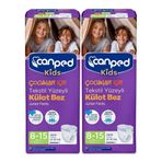 Canped Kids Tekstil Yüzeyli 8-15 Yaş 27-57 kg 16 Adet Külot Bez