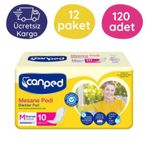 Canped Mesane Pedi Avantaj Paket (Medium) 10'lu 120 Adet