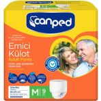 Canped Orta 9'lu Emici Külot Hasta Bezi