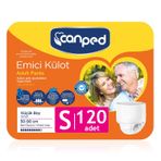 Canped S-Small Beden 120 Adet Emici Külot