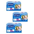 Canped Tekstil Yüzeyli Belbantlı XL 30x3 Adet Hasta Bezi