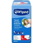 Canped Tekstil Yüzeyli Belbantlı Yetişkin Hasta Bezi Büyük Boy (L)