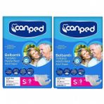 Canped Tekstil Yüzeyli Belbantlı Yetişkin Hasta Bezi Küçük S Small 18 Adet 50-90 CM