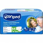 Canped Tekstil Yüzeyli Belbantlı Yetişkin Hasta Bezi Orta Boy 45 Adet