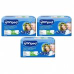 Canped Tekstil Yüzeyli Belbantlı Yetişkin Medium Orta Boy 90 Adet 85-125 cm Hasta Bezi