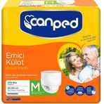 Canped Yetişkin Emici Külot Tekstil Yüzey Orta Boy Medium 80 Adet Külotlu Hasta Bezi
