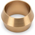 Cans Plastik-Bakır-Alüminyum Boru Için Çift Konik Yüzük Sleeve Q4-100 Adet - Altın