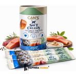Can's Soft Creamy Ton Balığı ve Somonlu Kedi Ödül Kreması 15 gr x 30’lu