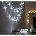 Cansa Damla Uçlu Beyaz Işık Şeffaf Kablo 10M 100 LED