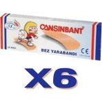 Cansın Bant Bez Yara Bandı 6 Paket (Toplam 60 Adet)