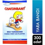 Cansın Bant Cansınbant 300 Adet Bez Yarabandı Baskılı Yüzeyle Konforlu Kullanım Sağlar 8699721111038