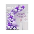 CANSIN HAPPY BIRTHDAY MOR BALON ZİNCİR SETİ