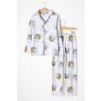 Cansın Mini 16331 Canavar Kamyon Baskılı Erkek Çocuk Pijama Takımı