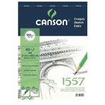 Canson 1557 120 gr. Üstten Spiralli A4 40 Sayfa Eskiz Defteri