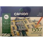 canson 1557 resim ve çizim blok 180 gr 25x35cm 15 yaprak spiralli resim defteri fcns180152535 - Yok