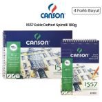 Canson 1557 Spiralli 180 gr Eskiz Defteri