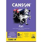 Canson 400015602 hobi, renkli kağıt, A4, Siyah