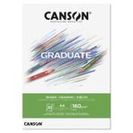 Canson 400127607 Graduate Beyaz A4 160 gr 30 Yaprak Çizim Defteri
