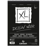 Canson 5 adet Bblocs 40 yaprak eskiz defteri XL Black Metal matkap kısa sayfa A3 150 g Siyah