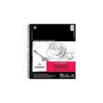 Canson 702-193 Evrensel Eskiz Defteri, Yan Tel Ciltli, 11" x 14", Beyaz - Renkli