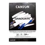 Canson A3 Çizim Bloğu (Çizim Defteri) Graduate Cangrad Siyah 20 Yaprak 120 Gram 400110387