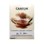 Canson A3 Çizim Bloğu (Çizim Defteri) Graduate Mix Media Natural 30 Yaprak 220 Gram 400110369