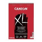 Canson A4 290 gr 30 Yaprak XL Huile Acrylique Spiralli Çizim Defteri