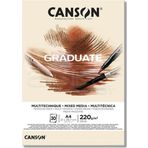 Canson A4 Graduate Mix Media Natural 30 Yaprak 220 GR Resim Defteri