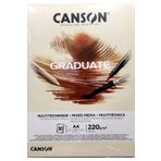 Canson C400110368 Graduate Mix Media Natural 220G 30 Sayfa A4 Resim Defteri