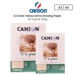 Canson Ca Grain Yellow Ochre Drawing Paper 30 Yaprak 250 gr Defter