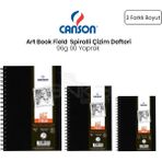 Canson Field Drawing Books Spiralli 96 gr 90 Yaprak Çizim Defteri