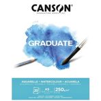 Canson Graduate 20 Sayfa A5 250 GR Sulu Boya Bloğu