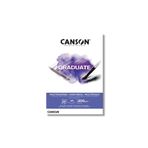 CANSON Graduate - C400110376 Mix Media Kağıt Blok, DIN A5, 20 Yaprak, 200 g/m²