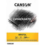 Canson Graduate Cangrad Bristol 20 Sayfa A4 180 gr Çizim Bloğu